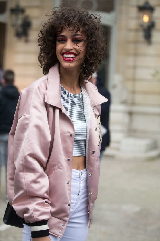 Easy Curls With Baby Bangs