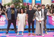 <p>A Tribe Called Red walked the red carpet looking cool, as always. </p>