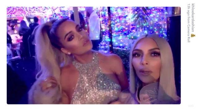 The reality star siblings shared tons of videos from the family's Christmas Eve soiree, including pics with Christina Aguilera and her daughter, Toni Braxton, and Ryan Seacrest.