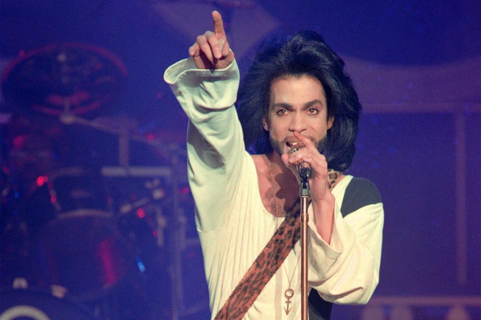 Cover version: Prince, pictured performing in 1990, wrote O'Connor's hit (BERTRAND GUAY/AFP/Getty Images)