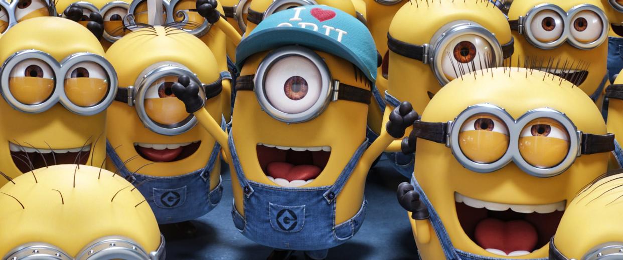 Winners… Despicable Me beats Shrek to become the highest-grossing animation franchise – Credit: Illumination