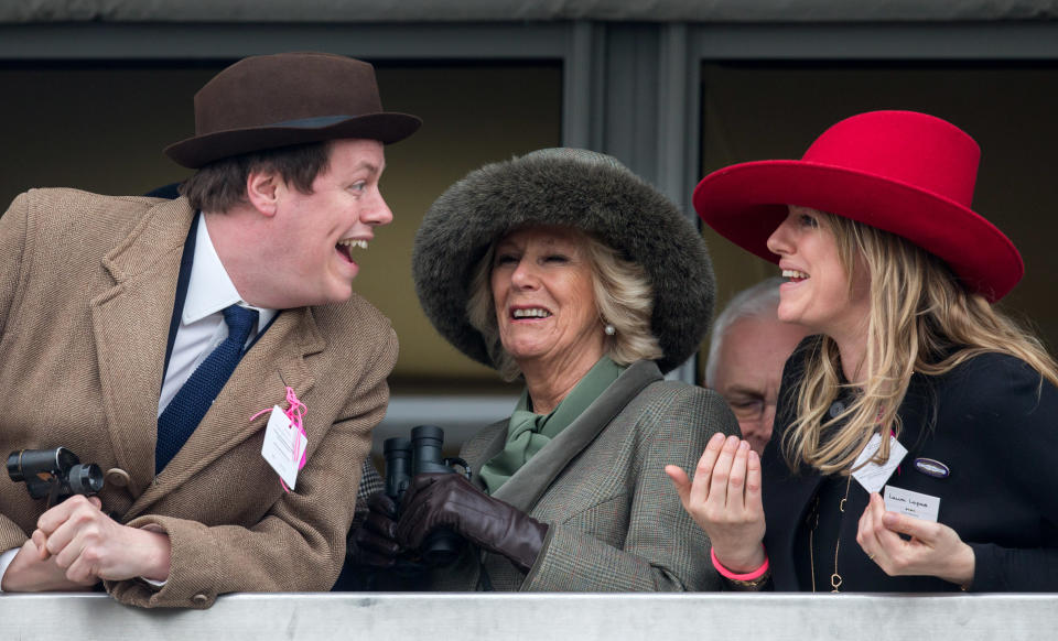 Laura and Tom are Camilla’s children from her marriage to Andrew Parker Bowles. Photo: Getty Images