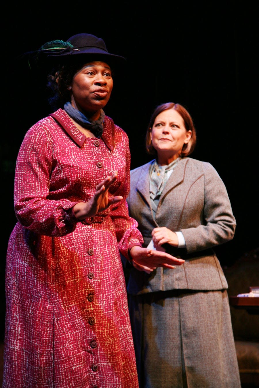 Alice M. Gatling, left, with Forrest Richards, in the 2009 production of Frank Higgins’ play “Black Pearl Sings.” Gatling returns to the role this summer.