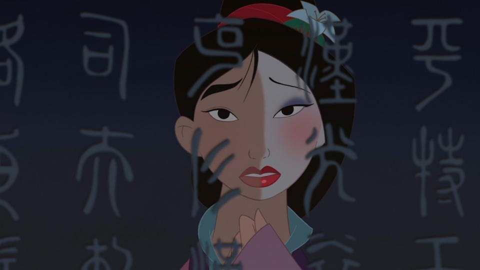 Mulan sings 