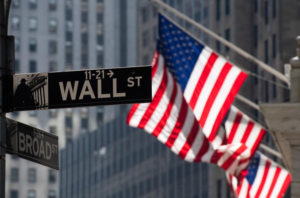 US-Flagge an der Wall Street (DON EMMERT/AFP via Getty Images)