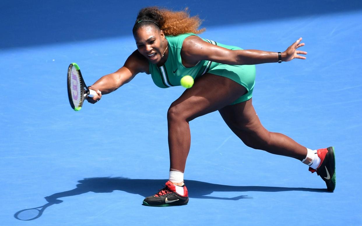 Serena Williams is the bookies' favourite to win a 24th grand slam title in Melbourne - AFP