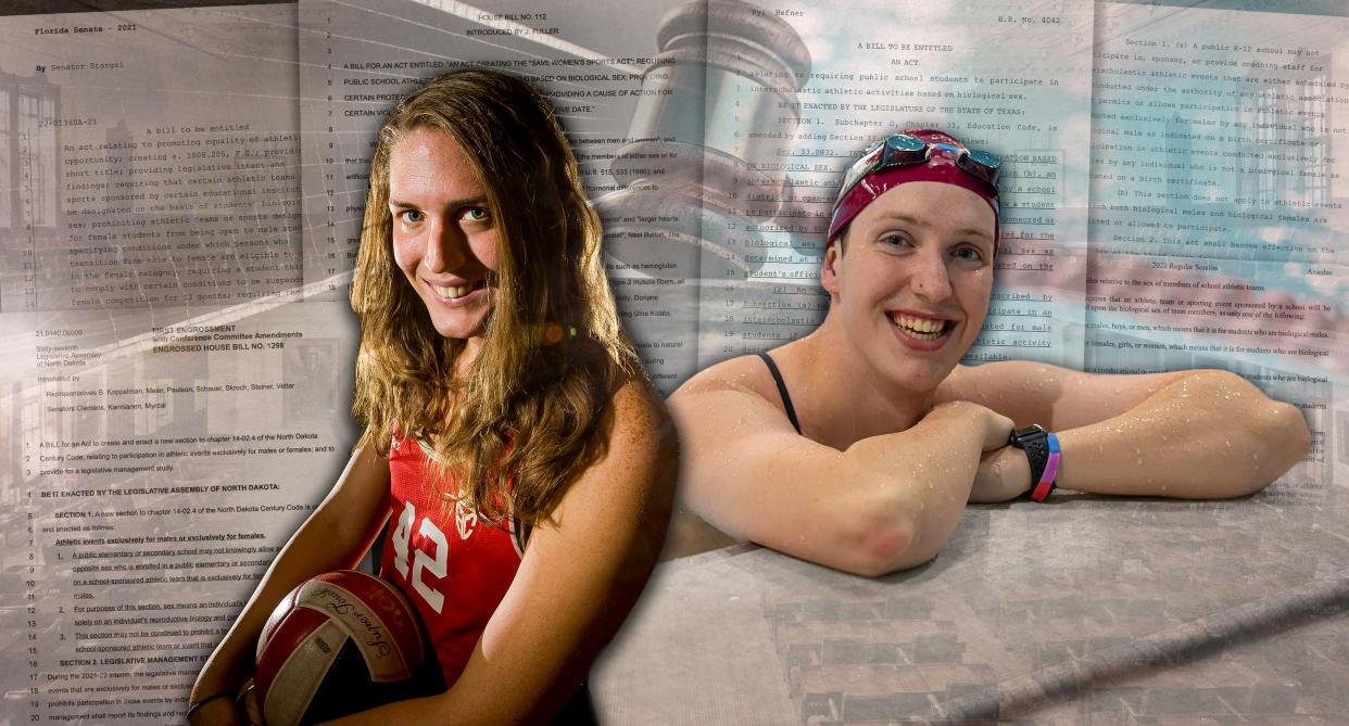 Chloe Anderson and Natalie Fahey (Graphic by Michael Wagstaffe)