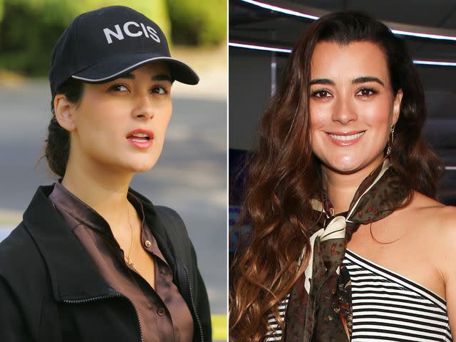 <p>Monty Brinton/CBS ; Paul Archuleta/Getty</p> Cote de Pablo as Ziva David on 'NCIS' ; Cote de Pablo on 'Extra' on November 12, 2019 in Burbank, California