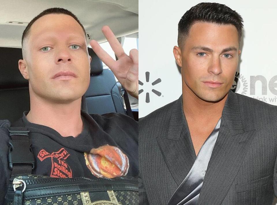 Colton Haynes, Eyebrows