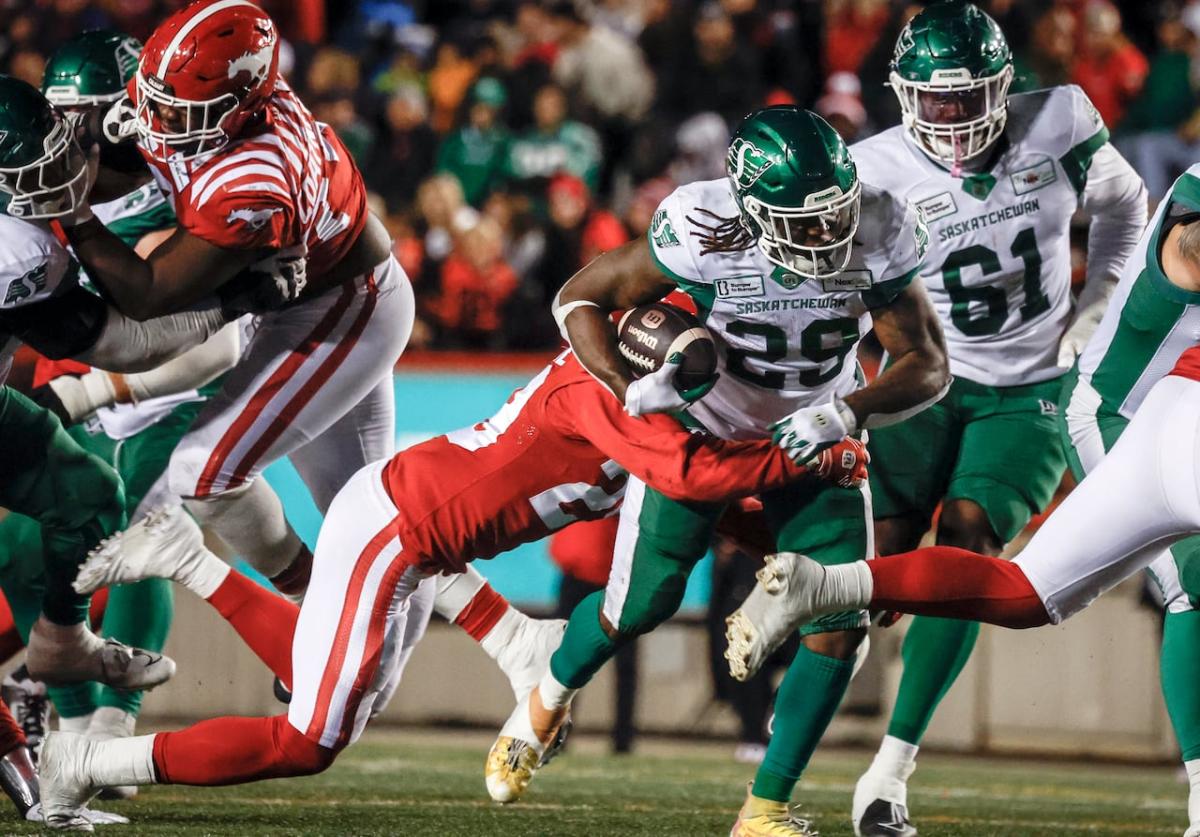 New running back brings rushing game to Roughriders’ victory over the Stamps