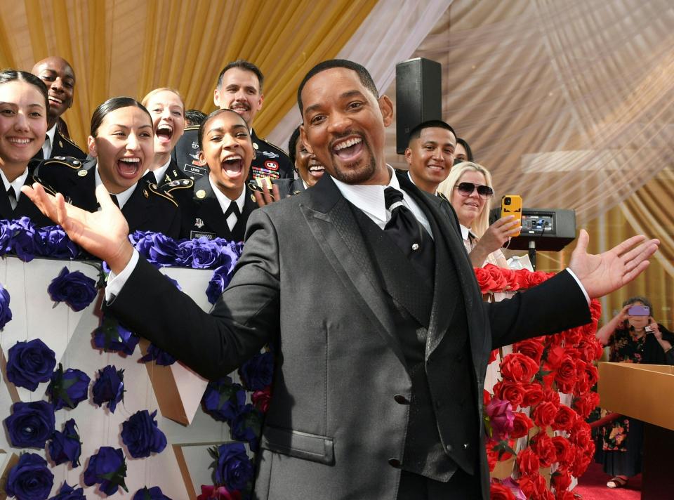 US actor Will Smith attends the 94th Oscars at the Dolby Theatre in Hollywood, California on March 27, 2022. (Photo by VALERIE MACON / AFP) (Photo by VALERIE MACON/AFP via Getty Images)