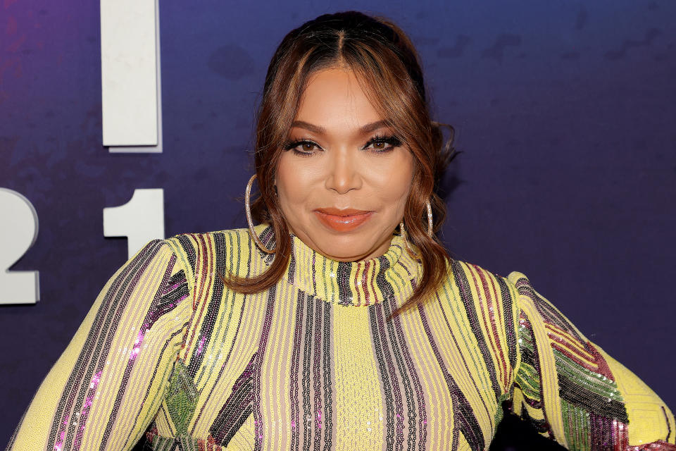 Actress Tisha Campbell, 53, shared on Instagram that she believes she was nearly taken by human traffickers while attempting to find a taxi while on location. (Photo: Dia Dipasupil/Getty Images)