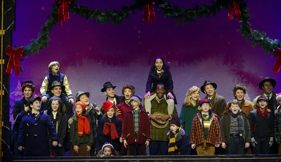 The cast of "A Christmas Story, The Musical."
