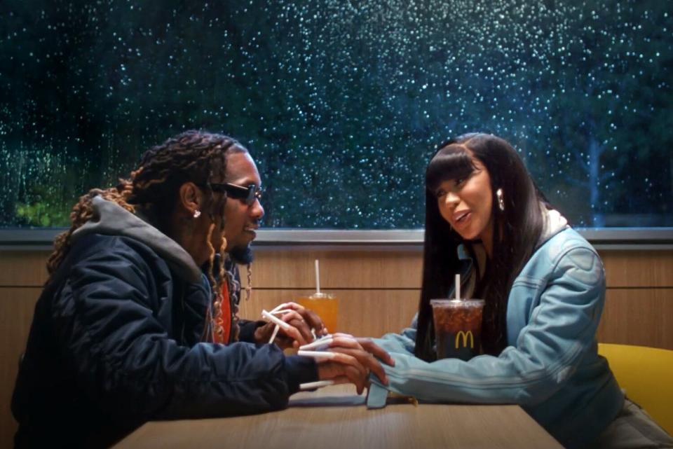 Cardi B and Offset Share Their Love in McDonald's Super Bowl Ad — and