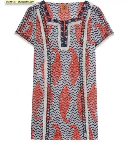 Tory Burch Liseth Tunic, $249, at My Theresa