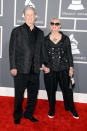 Brian Wilson and wife Melinda Wilson arrive at the 55th Annual Grammy Awards at the Staples Center in Los Angeles, CA on February 10, 2013.