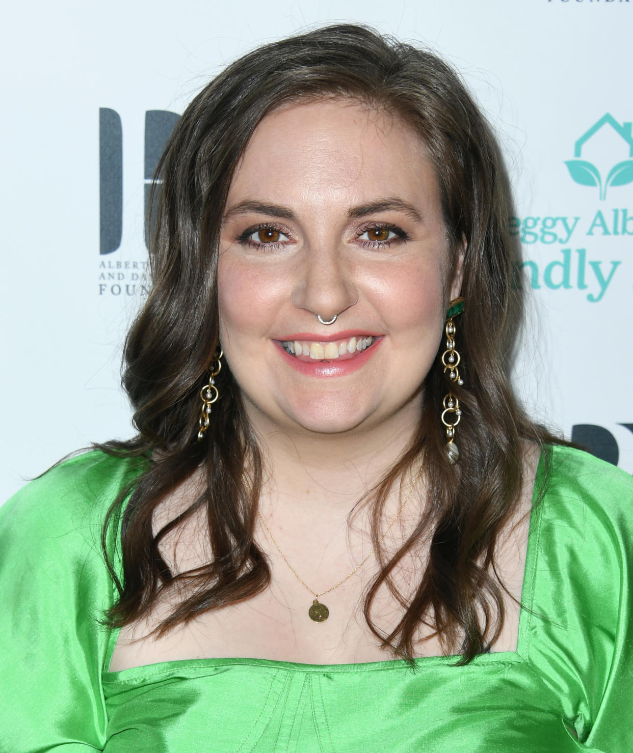 BEVERLY HILLS, CALIFORNIA - OCTOBER 26:  Lena Dunham attends Friendly House 30th Annual Awards Luncheon at The Beverly Hilton Hotel on October 26, 2019 in Beverly Hills, California. (Photo by Jon Kopaloff/Getty Images,)