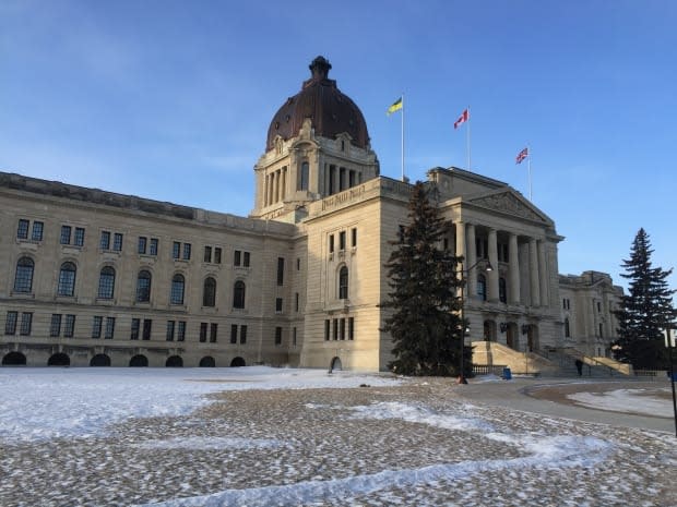 MLAs in Saskatchewan agree to take a 3.5% pay cut, but the Opposition wants cabinet ministers to take an even bigger reduction. (Stefani Langenegger/CBC - image credit)
