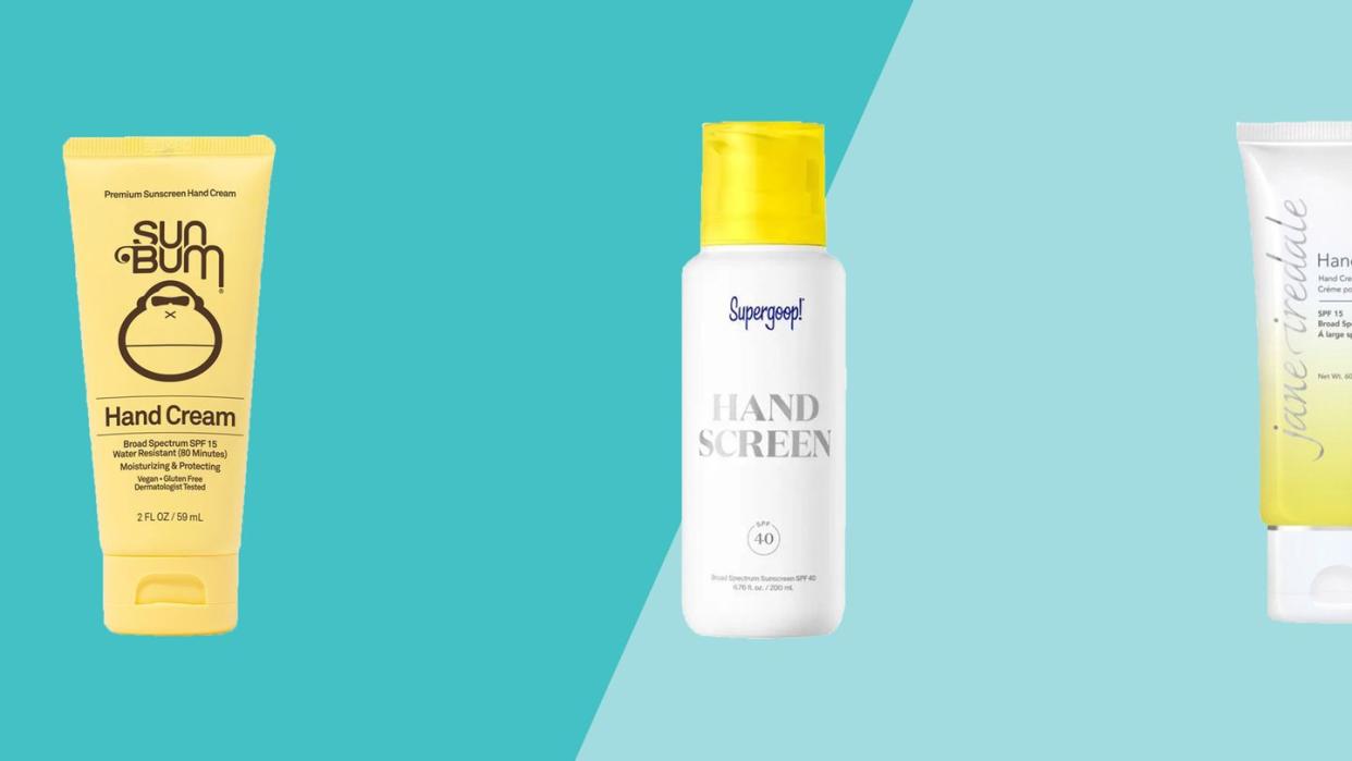 the best hand creams with spf from sun bum, supergoop, and jane iredale