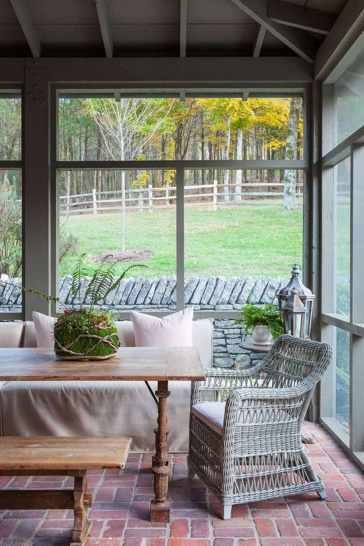 Turn a screened porch into a sunroom