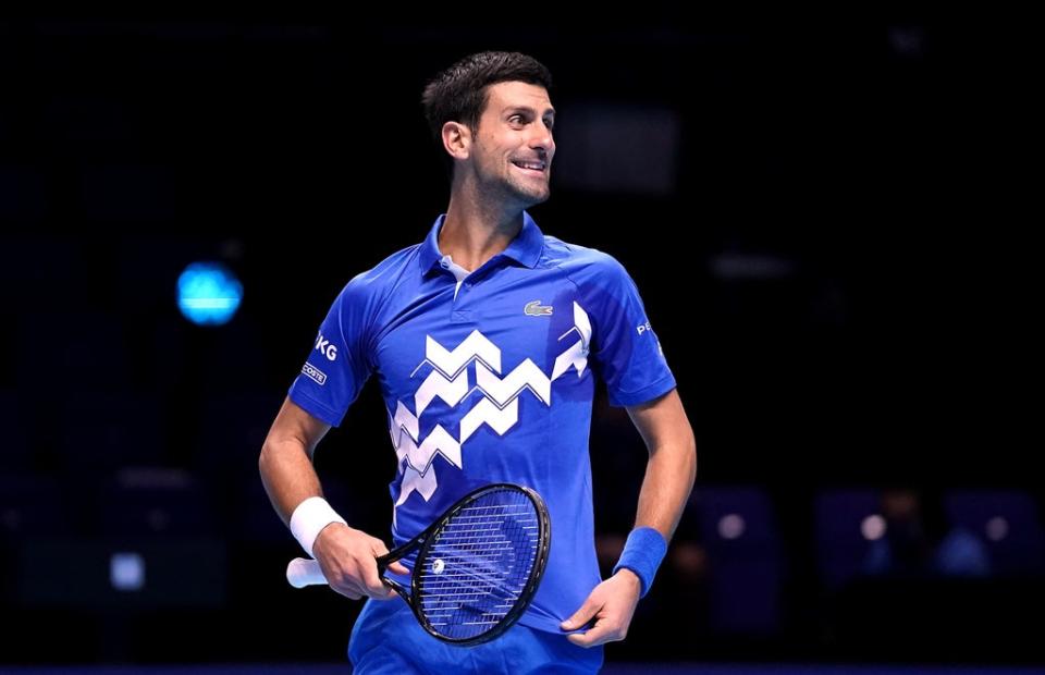 Novak Djokovic says he is heading Down Under with a medical exemption for the Australian Open (John Walton/PA) (PA Archive)