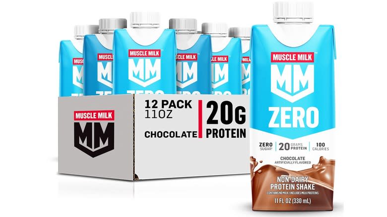 Muscle Milk Zero bottle and box