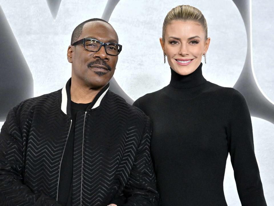 <p>Axelle/Bauer-Griffin/FilmMagic</p> Eddie Murphy and Paige Butcher attend the Los Angeles premiere of Netflix