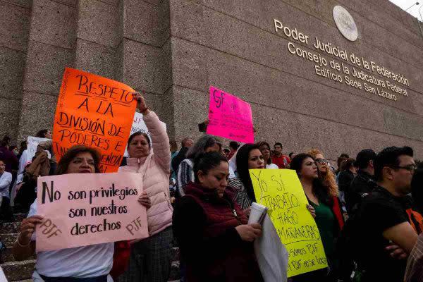 protestas trabajadores poder judicial