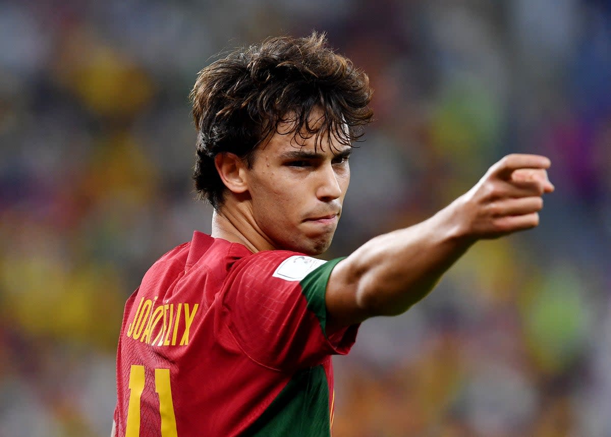 Portugal’s Joao Felix at the Qatar World Cup against Ghana (REUTERS)