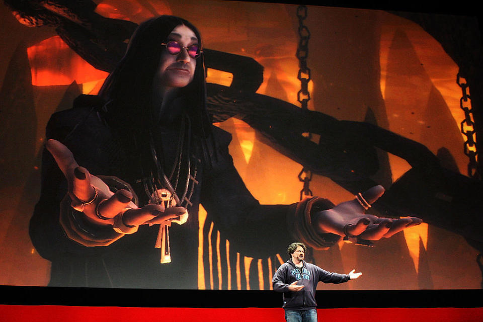 Tim Schafer at E3 2009.