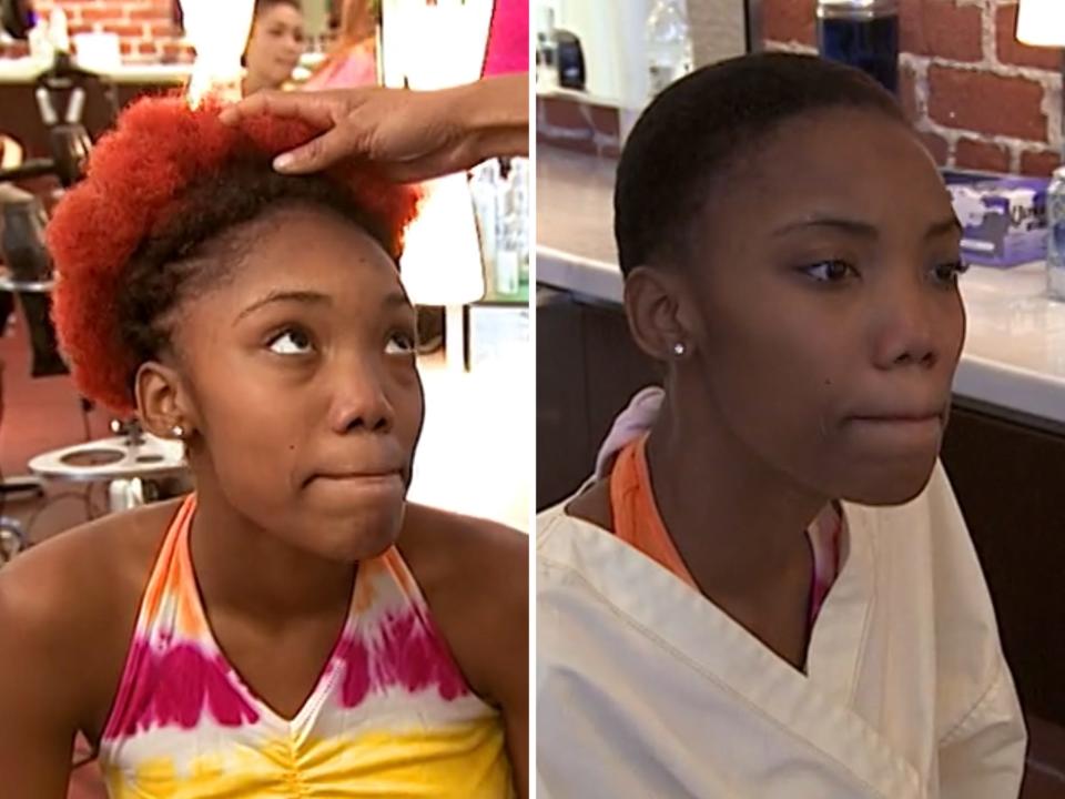 brandy makeover before and after on americas next top model