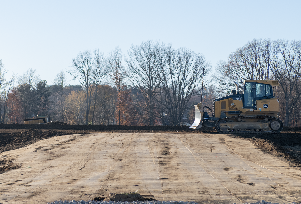 Construction is underway on a new manufacturing facility in Brimfield.