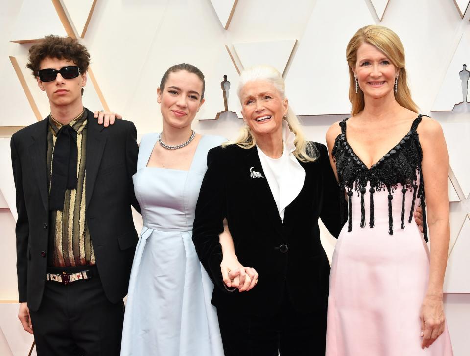 Family values: The Dern clan hit the red carpet (Getty Images)