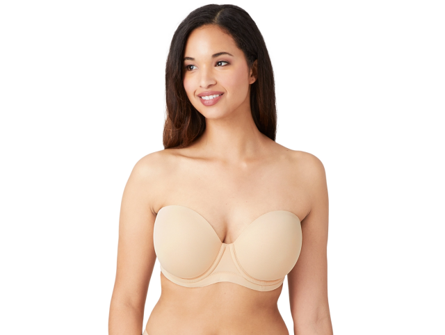 Womens Underwire Bandeau Minimizer Starpless Bras For Large Bust White 30DD