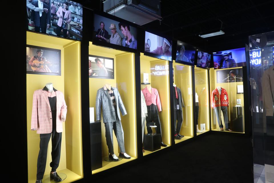 An exhibit dedicated to last year’s “Elvis” will open on Jan. 8, 2022 at Graceland. The exhibit displays a variety of memorabilia and props from the film set. 