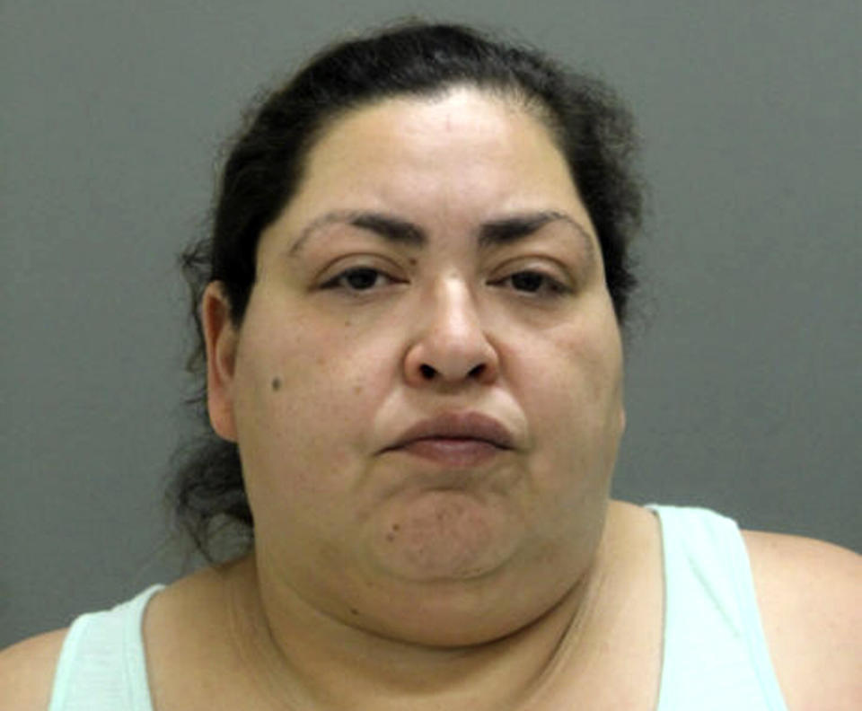 Clarisa Figueroa, pictured, charged in murder of 19-year-old pregnant mother Marlen Ochoa-Lopez. Source: Chicago Police Department via AP