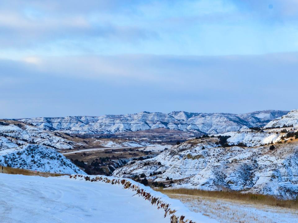 Driving on state Highway 85 north of I-94 in North Dakota.