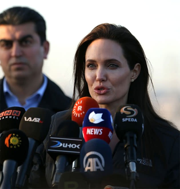 Angelina Jolie writes moving opinion piece on refugees.