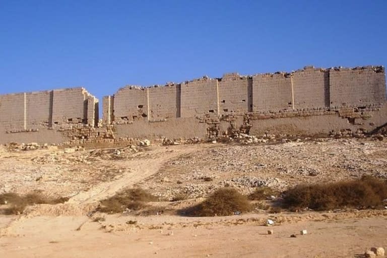 Templo de Osiris en donde se halló el túnel del 