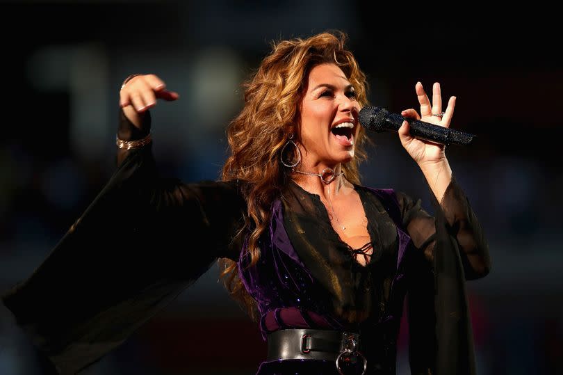 Shania Twain will be performing in Manchester