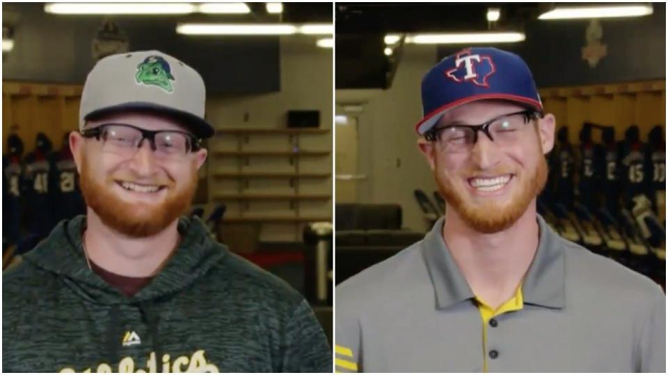 Brady Feigl and Brady Feigl are both minor league baseball pitchers. (Photo: Inside Edition)