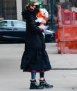 <p>Olivia Palermo and her adorable pup brave the cold on Monday in N.Y.C. to go for a walk.</p>