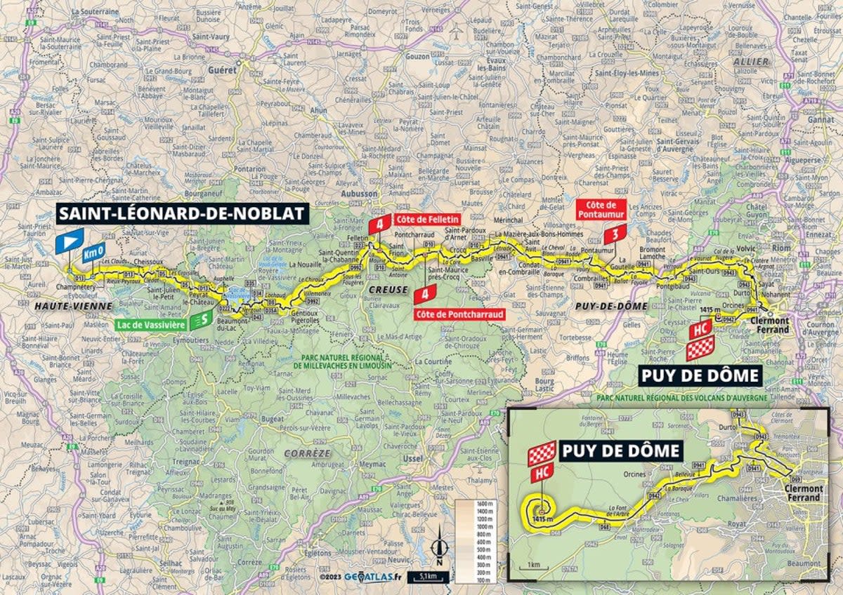 Stage 9 map (letour)
