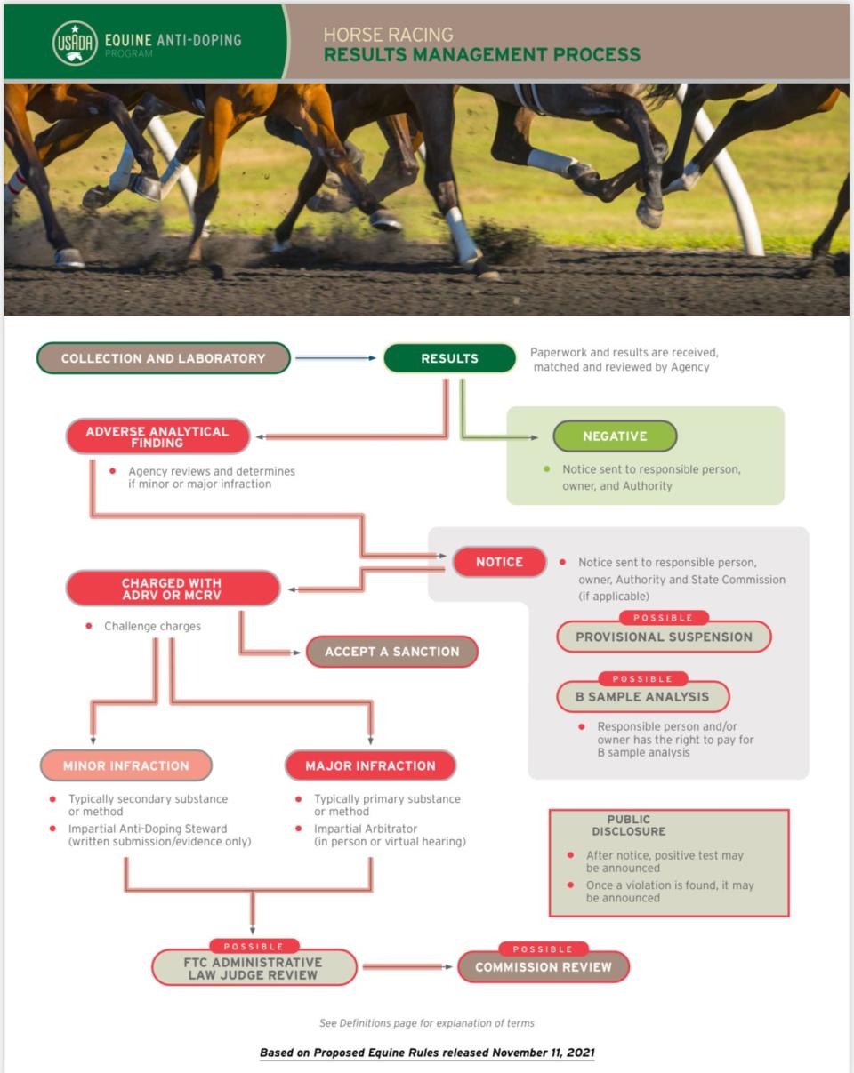 Horse racing results management process