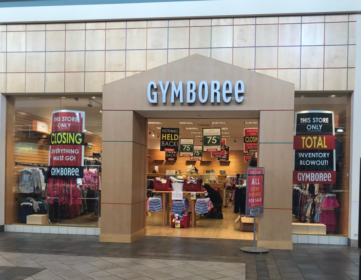 Gymboree closed 350 stores in 2017 and now  will close all stores.