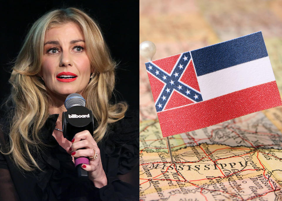 Faith Hill, flag of Mississippi