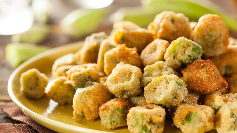 Fried okra. - bhofack2/iStockphoto/Getty Images