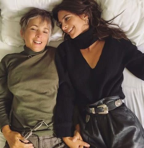 <p>John Ratajkowski/Instagram</p> Emily Ratajkowski with her mom, Kathleen Balgley.