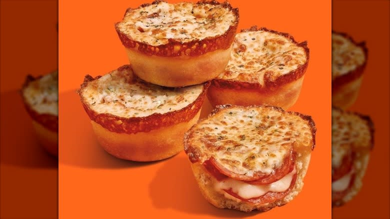 Four pepperoni Crazy Puffs