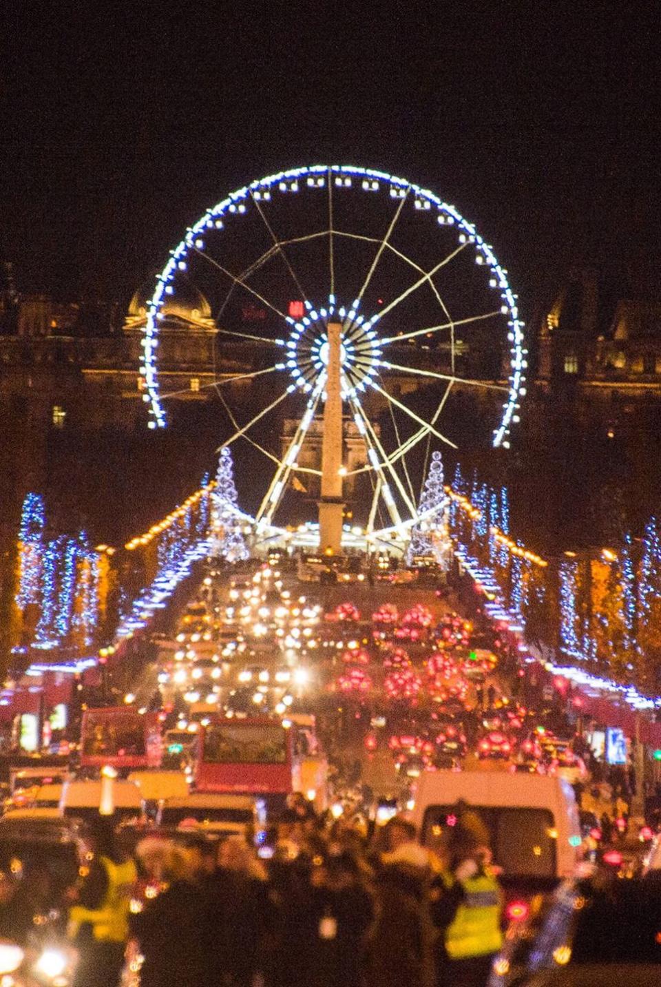 And finally... the Champs-Elysees look like THIS.